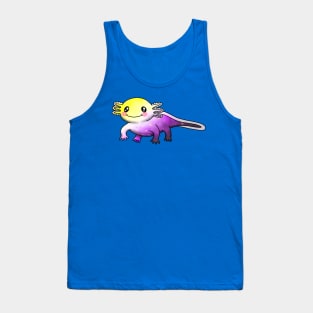 Little, nonbinary axolotl Tank Top